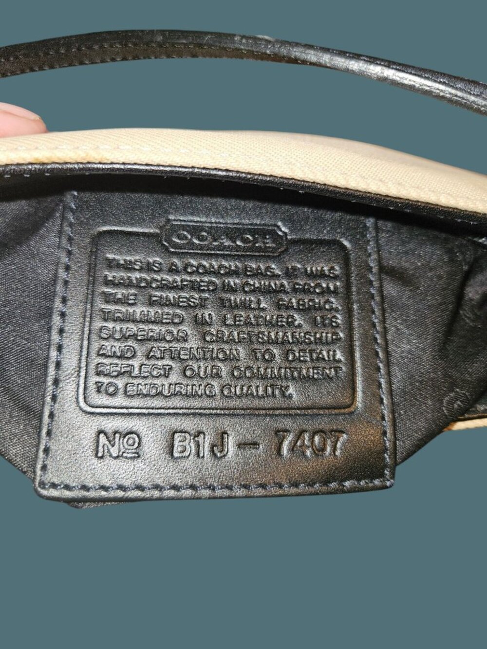Coach Vintage Mercer Demi Y2K Clean Girl Quiet Luxury Baguette Bag-Tan & Black - Picture 13 of 15